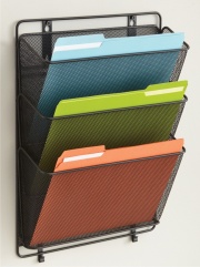 Extra Wide Wire Mesh Literature Holders